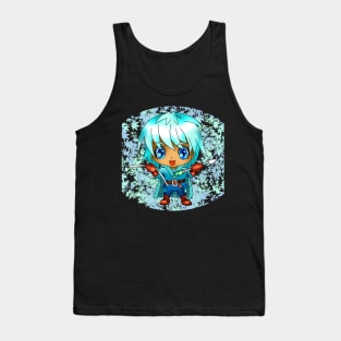 cute manga style kawaii archer for fans of fantasy and dnd Tank Top